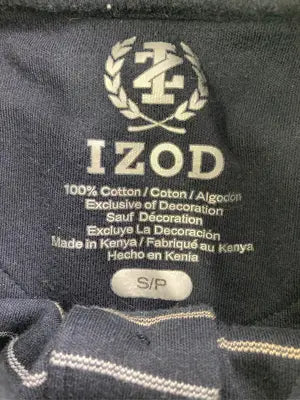 IZOD/アイゾッド/ポロシャツ/トップス/ネイビー/S/P