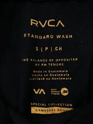 RVCA/ルーカ/Tシャツ/カットソー/トップス/ブラック/S