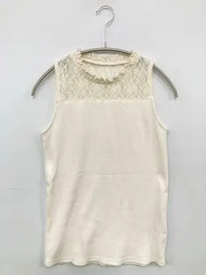 As know as plus/アズノゥアズプラス/ノースリーブ/トップス/ホワイト/F