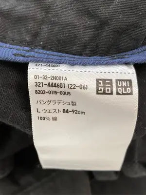 UNIQLO/ユニクロ/チノパンツ/パンツ/ブラック/L