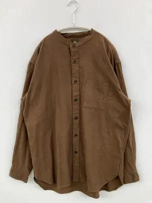 UNIQLO/ユニクロ/シャツ/ブラウス/トップス/ブラウン/L