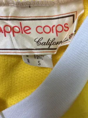 apple corps/Tシャツ/カットソー/トップス/イエロー/S