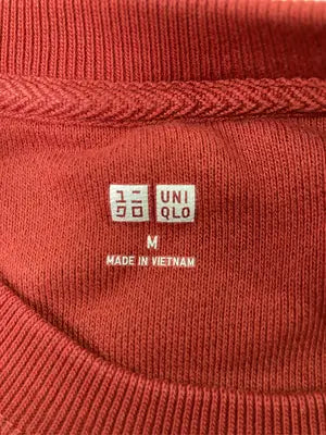 UNIQLO/ユニクロ/Tシャツ/カットソー/トップス/レッド/M