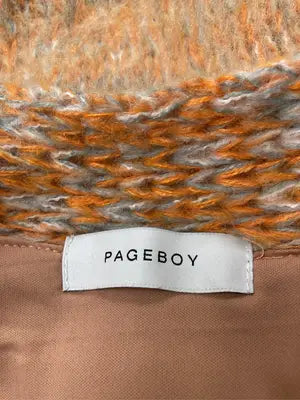 PAGEBOY/ページボーイ/カーディガン/ボレロ/トップス/オレンジ/F