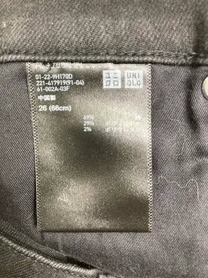 UNIQLO/ユニクロ/デニムパンツ/パンツ/ブラック/26