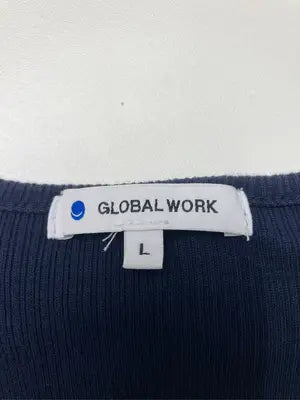 GLOBAL WORK/グローバルワーク/Tシャツ/カットソー/トップス/ネイビー/L