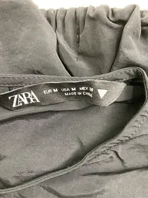 ZARA/ザラ/ノースリーブ/トップス/ブラック/M