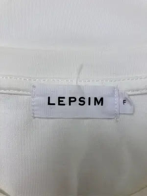 LEPSIM/レプシィム/Tシャツ/カットソー/トップス/ホワイト/F