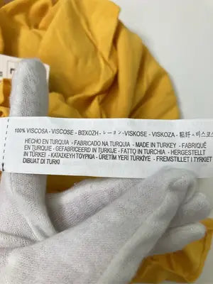 ZARA BASIC/ザラベーシック/シャツ/ブラウス/トップス/イエロー/L