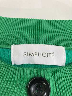 SIMPLICITE/サンプリシテ/カーディガン/ボレロ/トップス/グリーン