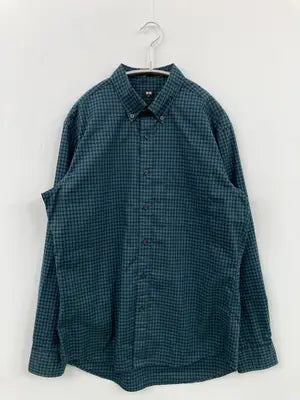 UNIQLO/ユニクロ/シャツ/ブラウス/トップス/グリーン/M