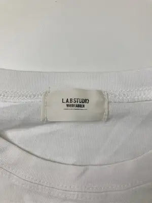 LAB STUDIO/ラブスタジオ/Tシャツ/カットソー/トップス/ホワイト