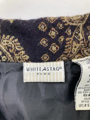 WHITE STAG/ホワイトスタッグ/シャツ/ブラウス/トップス/ブラウン/26W / 28W