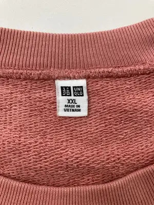 UNIQLO/ユニクロ/スウェット/トップス/レッド/XXL