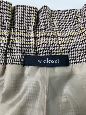 w closet/ダブルクローゼット/その他パンツ/パンツ/ブラウン/F