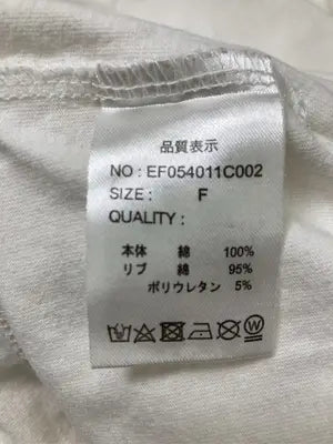 ems excite/エムズエキサイト/Tシャツ/カットソー/トップス/ホワイト/F