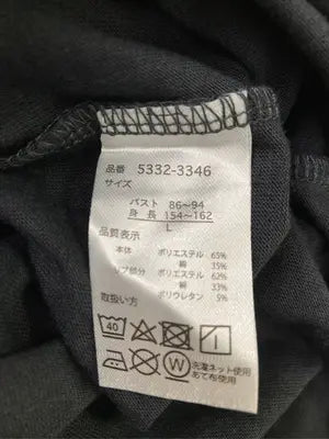 vandash/シャツワンピース/ワンピース/ドレス/ブラック/L