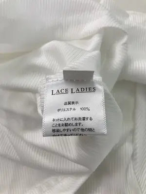 LACE LADIES/レースレディース/Tシャツ/カットソー/トップス/ホワイト/XL
