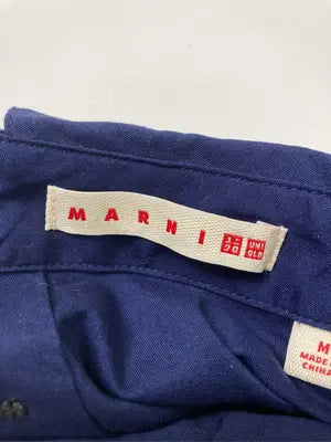 MARNI × UNIQLO/マルニユニクロ/シャツ/ブラウス/トップス/ネイビー/M
