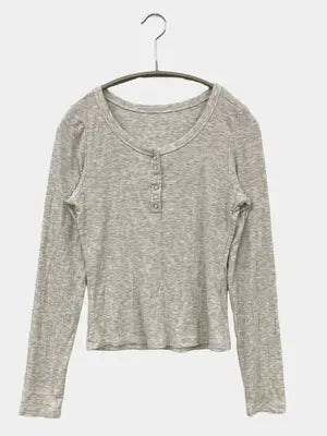Tシャツ/カットソー/トップス/グレー/L