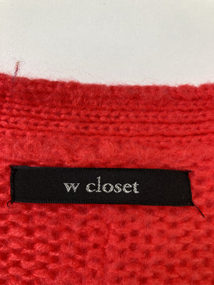 w closet/ダブルクローゼット/カーディガン/ボレロ/トップス/レッド