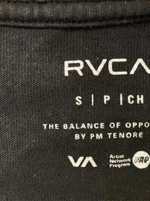 RVCA/ルーカ/Tシャツ/カットソー/トップス/ブラック/S