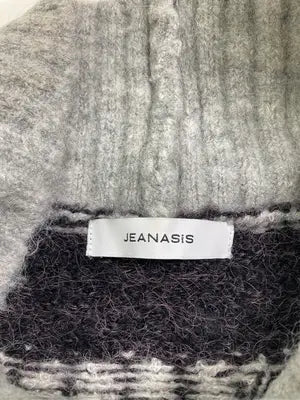JEANASIS/ジーナシス/ニット/セーター/トップス/グレー/F