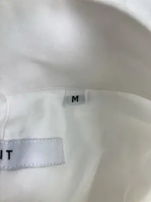fit/シャツ/ブラウス/トップス/ホワイト/M