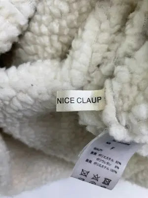NICE CLAUP/ナイスクラップ/ムートンコート/ジャケット/アウター/ベージュ/F