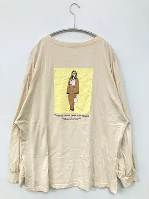 VEHEMENT/Tシャツ/カットソー/トップス/アイボリー/L