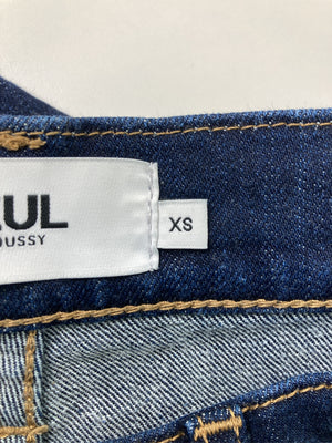 AZUL by MOUSSY/アズールバイマウジー/デニムパンツ/パンツ/ネイビー/XS