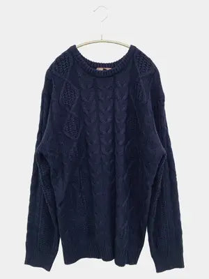 OAKLAND/ニット/セーター/トップス/ネイビー/XL