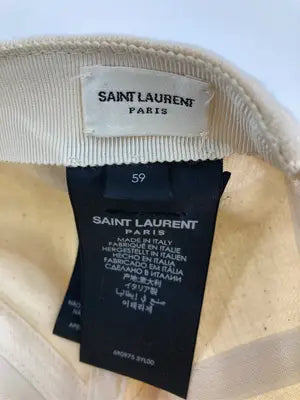 SAINT LAURENT/サンローラン/キャップ/帽子/ベージュ/59