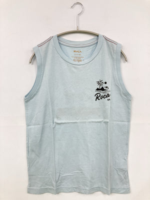 RVCA/ルーカ/ノースリーブ/トップス/スカイブルー/S
