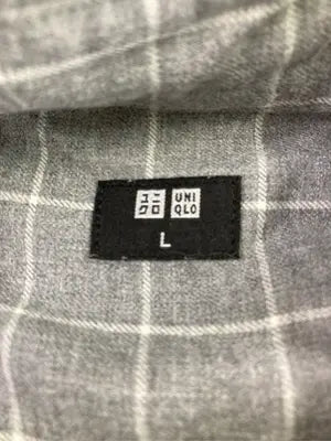 UNIQLO/ユニクロ/シャツ/ブラウス/トップス/グレー/L