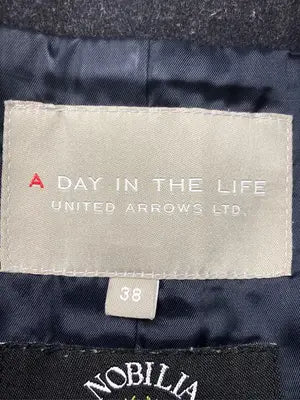 A DAY IN THE LIFE UNITED ARROWS/アデイインザライフユナイテッドアローズ/チェスターコート/ジャケット/アウター/グレー/38