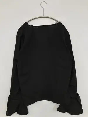 ZARA BASIC/ザラベーシック/シャツ/ブラウス/トップス/ブラック/EUR L