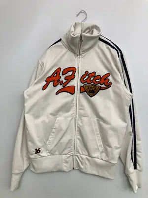 Abercrombie & Fitch/アバクロンビーアンドフィッチ/ジャージ/トラックジャケット/トップス/ホワイト/LARGE