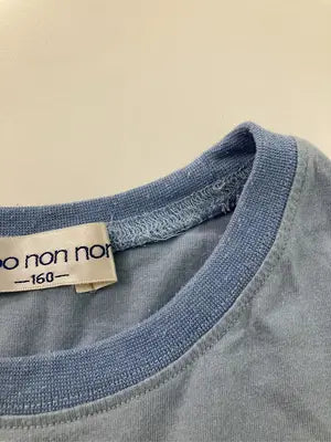 NON/ノン/Tシャツ/カットソー/トップス/ブルー/160