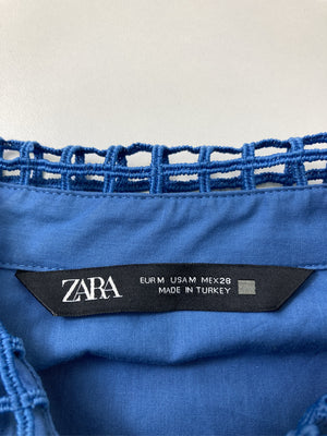 ZARA/ザラ/シャツ/ブラウス/トップス/ブルー/M