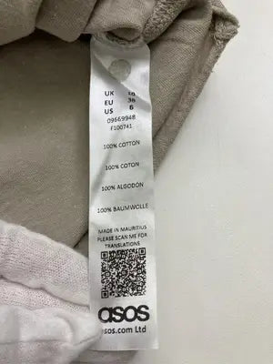 ASOS/エイソス/Tシャツ/カットソー/トップス/ベージュ/UK 10/EU 38/US 6