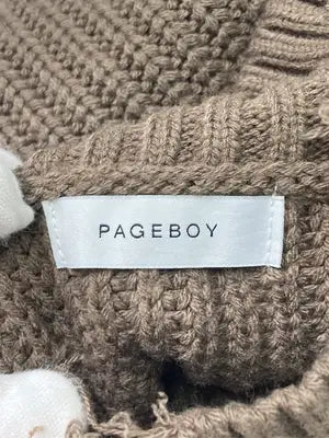 PAGEBOY/ページボーイ/ニット/セーター/トップス/ブラウン/F