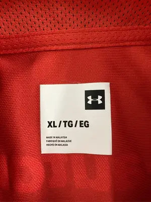 UNDER ARMOUR/アンダーアーマー/ジャージ/トラックジャケット/トップス/レッド/XL