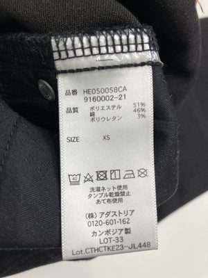 Heather/ヘザー/スラックス/パンツ/ブラック/XS