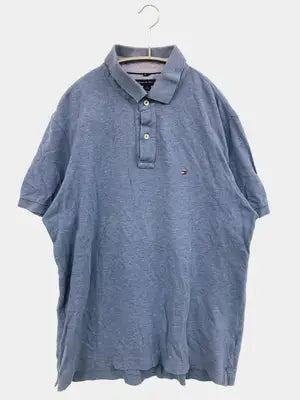 TOMMY HILFIGER/トミーヒルフィガー/ポロシャツ/トップス/ブルー/L