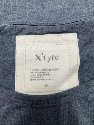 X'tyle/ノースリーブ/トップス/グレー/M