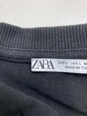 ZARA/ザラ/Tシャツ/カットソー/トップス/ブラック/L