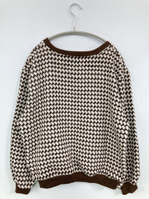 weiweijia/ニット/セーター/トップス/ブラウン