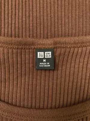 UNIQLO/ユニクロ/Tシャツ/カットソー/トップス/ブラウン/M