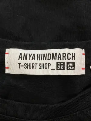 ANYA HINDMARCH/タンクトップ/トップス/ブラック/XL
